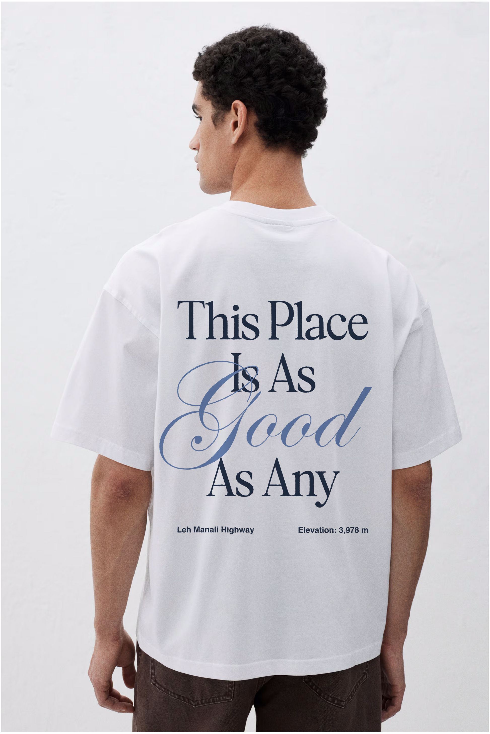 Leh Manali Oversize Tshirt