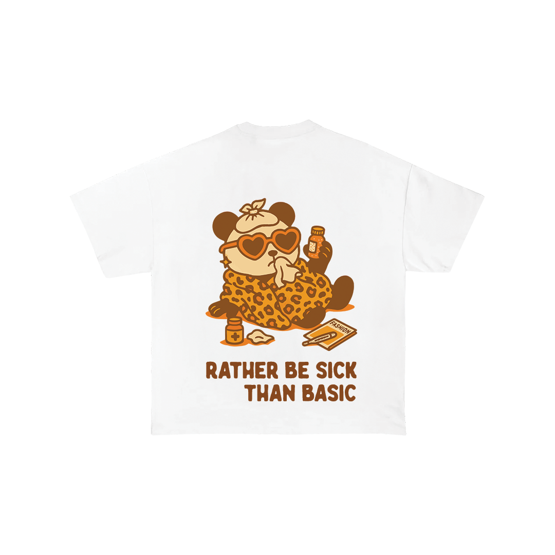 Rather Be Sick Ovesize Tee