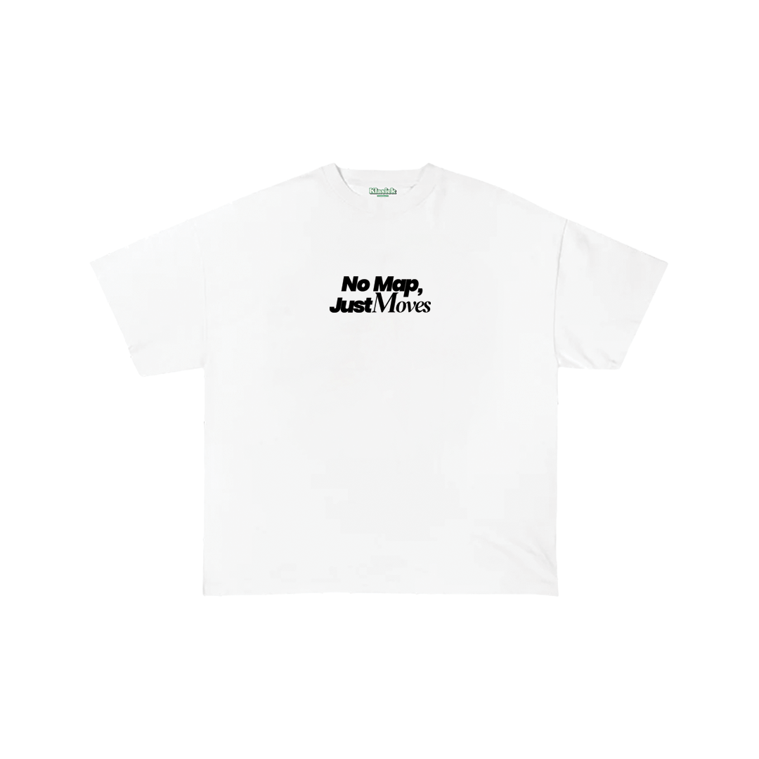 No Maps Just Moves Oversize Tee